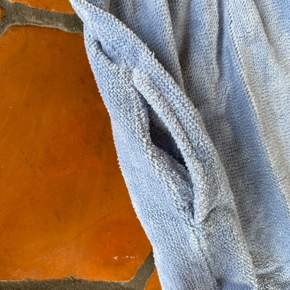 Blue Embroidered Women's Robe - Picture 2 of 7